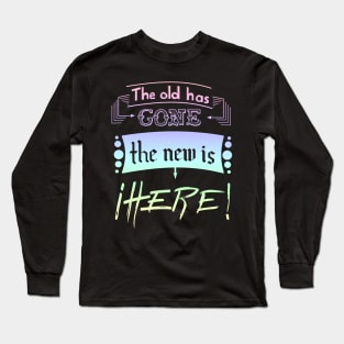 Lettering New Man Long Sleeve T-Shirt